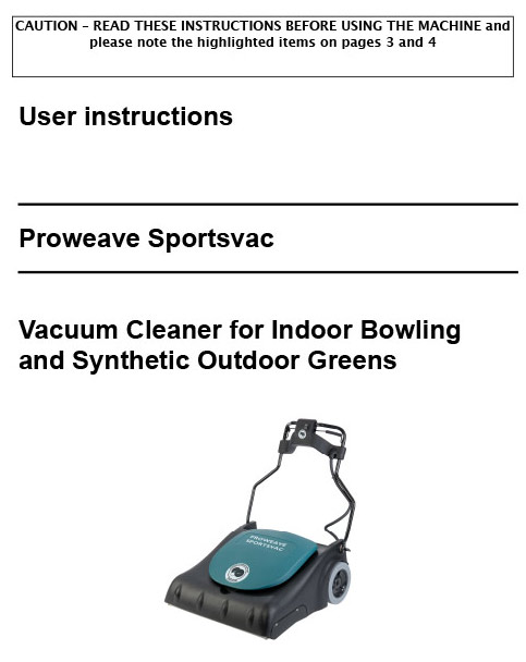 Proweave Sportsvac